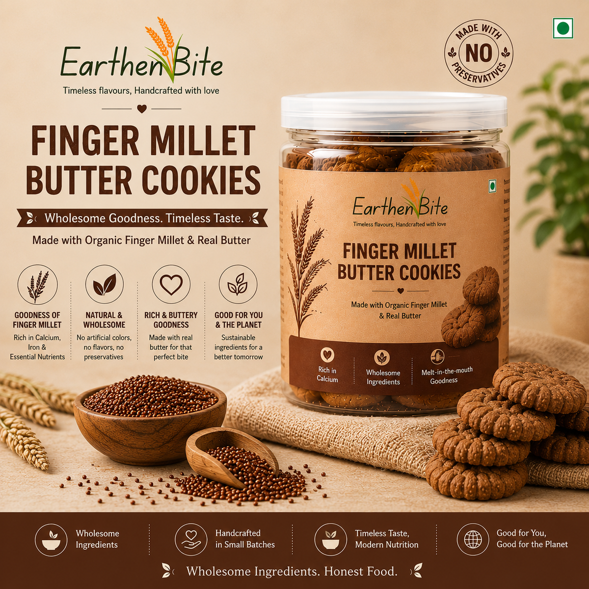 Finger Millet Cookies