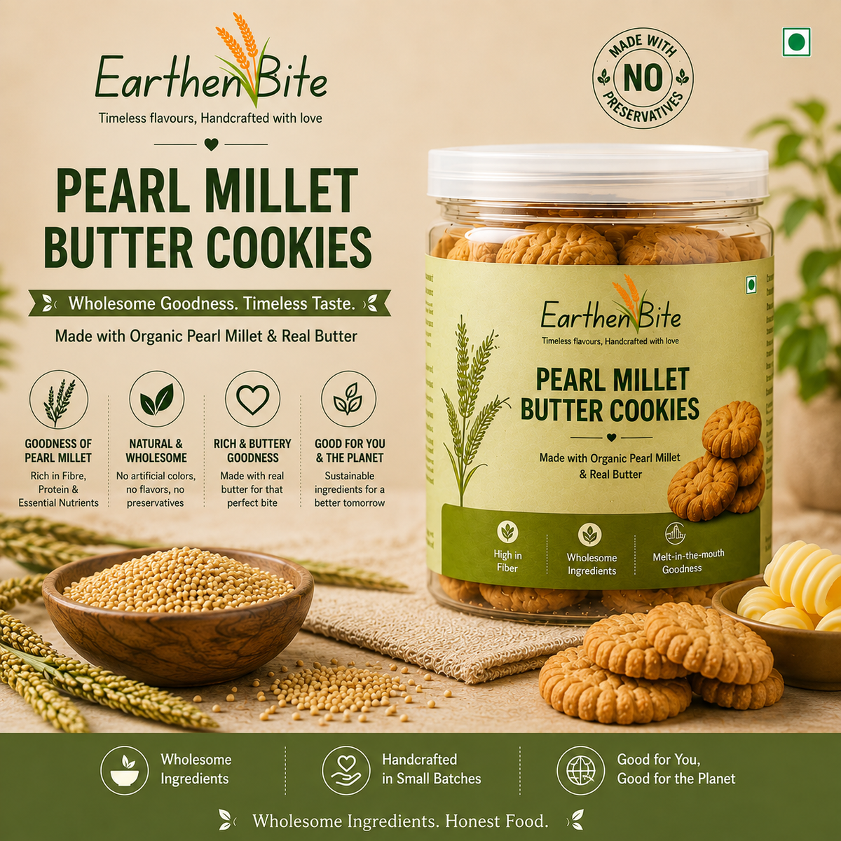 Pearl Millet Cookies